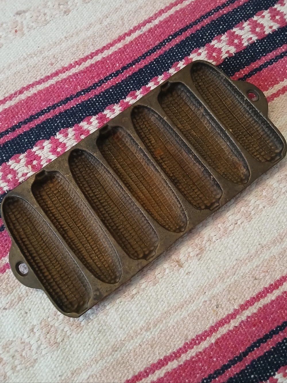 Vintage Wagner Ware Cast Iron Cornbread 7 Make Pan